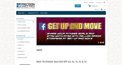 Desktop Screenshot of precisiondancepads.com