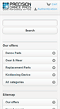 Mobile Screenshot of precisiondancepads.com